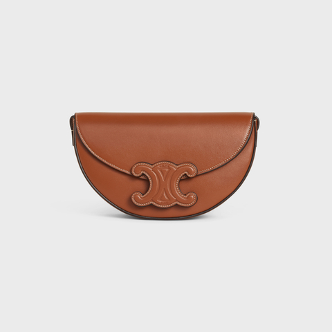 BESACE CUIR TRIOMPHE IN SMOOTH CALFSKIN TAN - Image 1